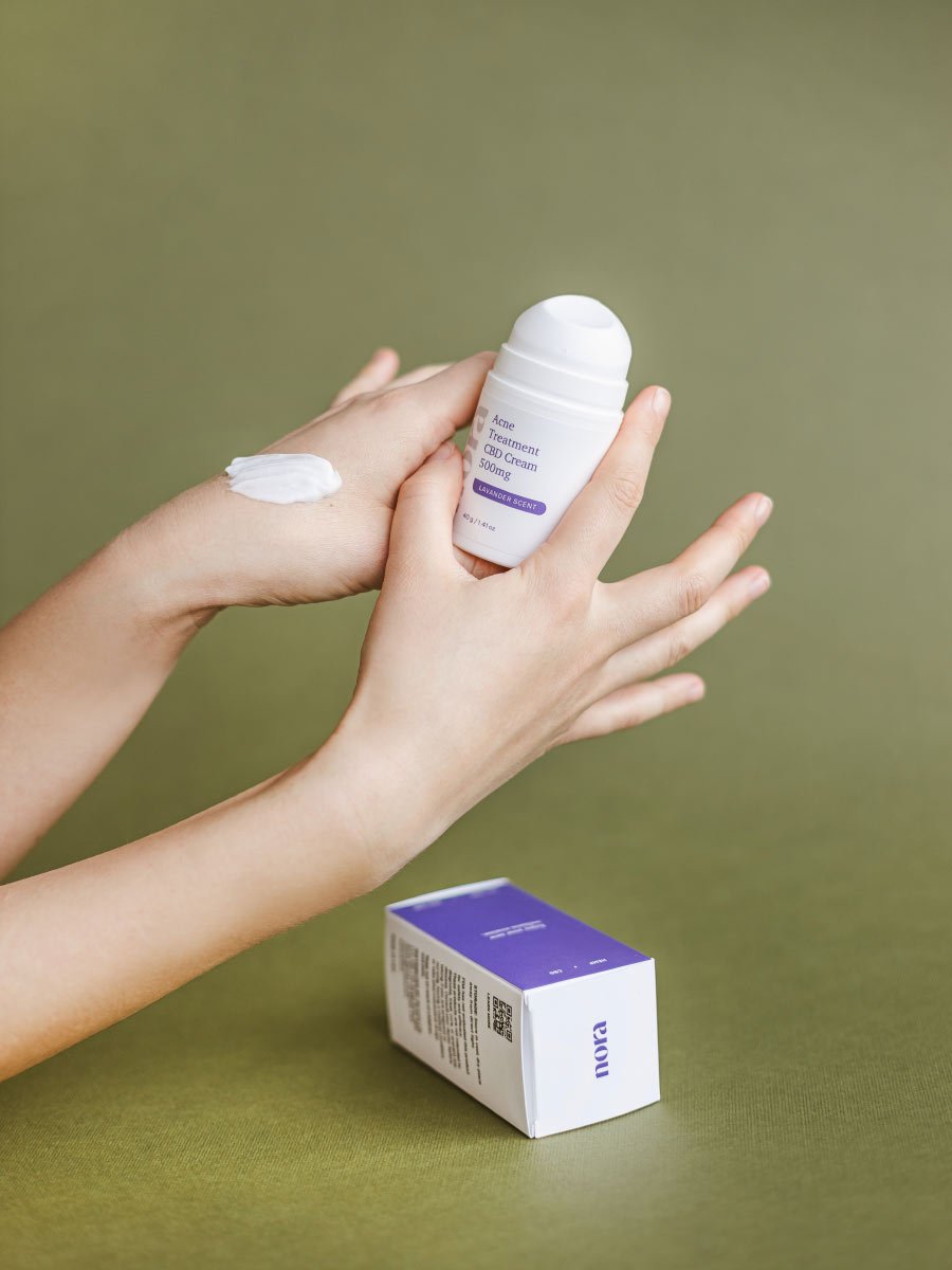 کرم درمان آکنه CBD